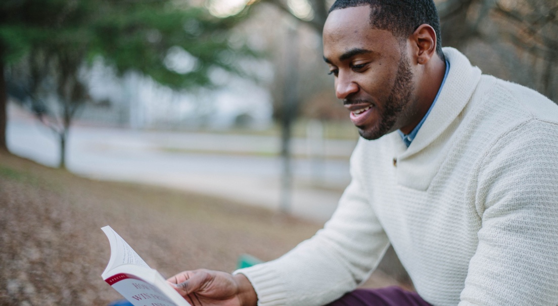 reading in the park